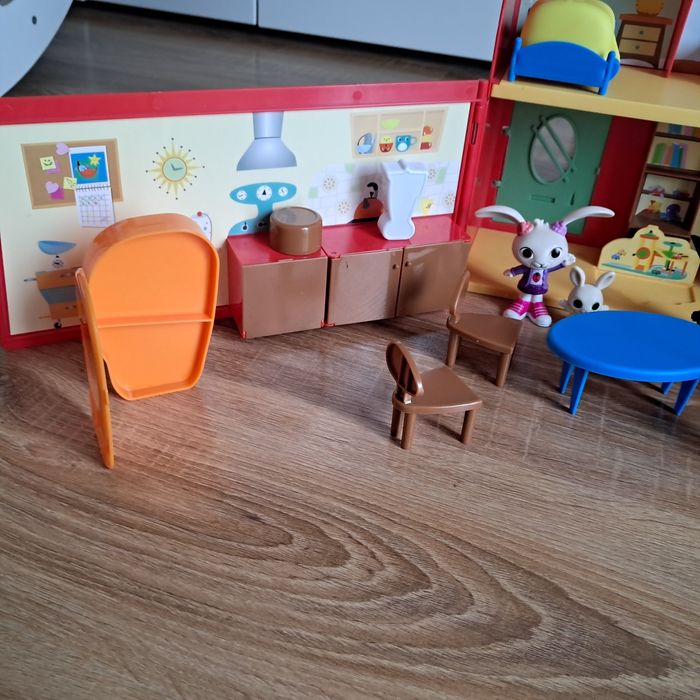 Zestaw domek bing sklep poli domek pando figurki