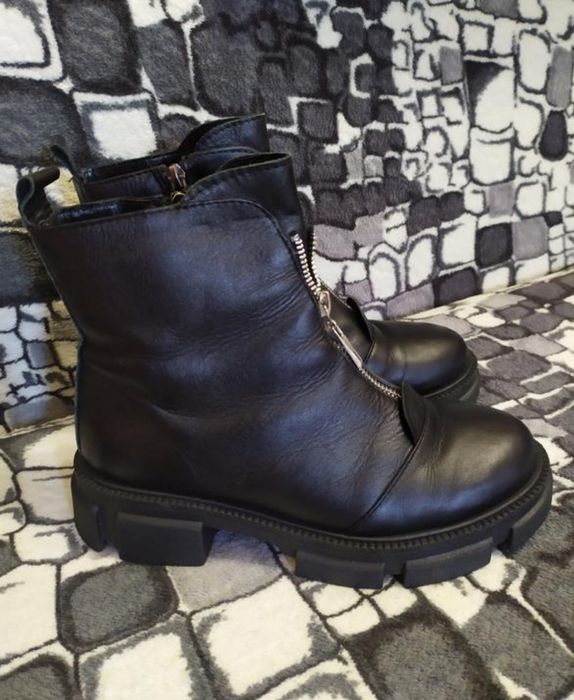 Шкіряні черевики ботінки весняні