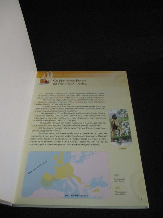 Livro BD História Cronológica do meu Portugal Carlos Letra