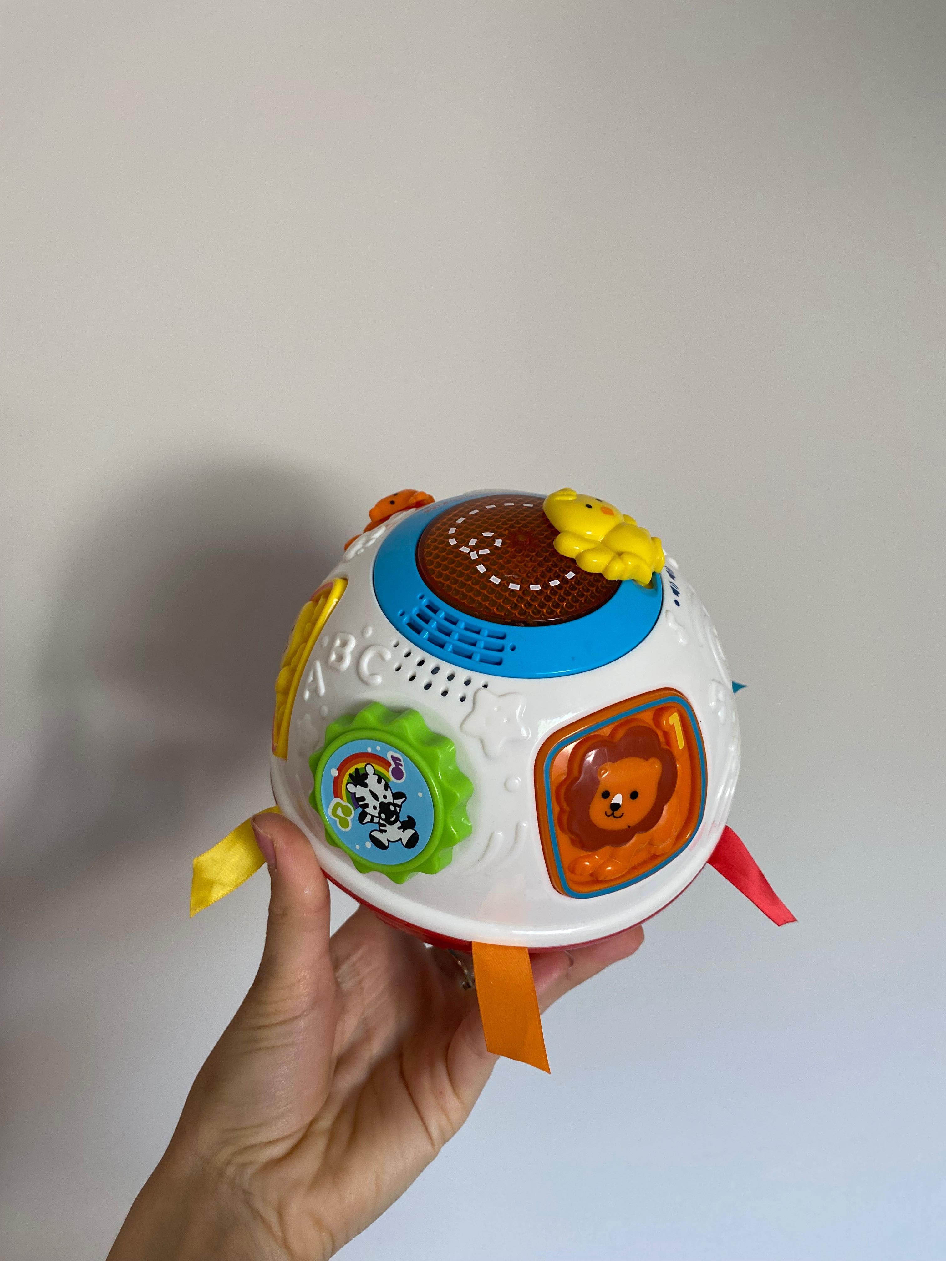 Zabawki 6 mies+ aktywizujące interaktywne kostka edukacyjna piłka hula