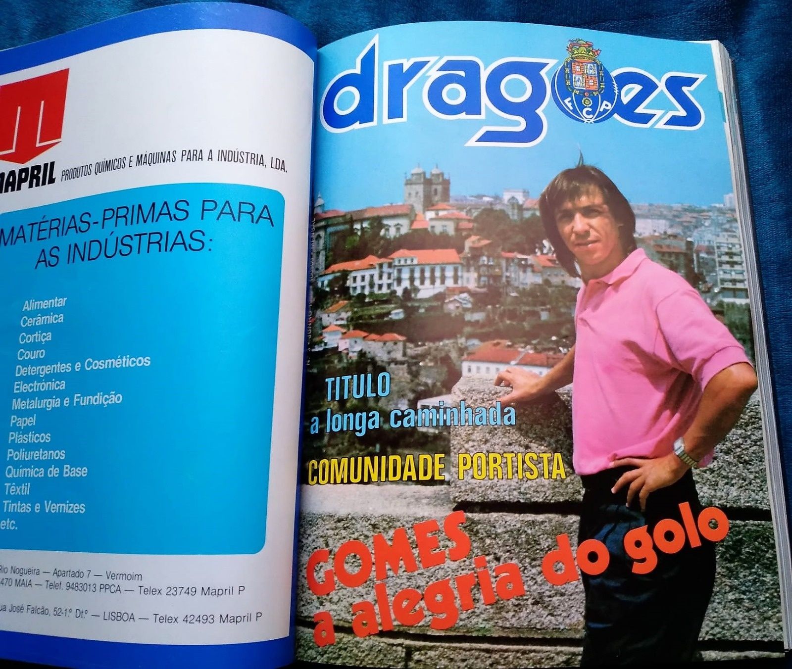 (c/ oferta) Revista Dragões ; F. C. Porto Campeão dos campeões,