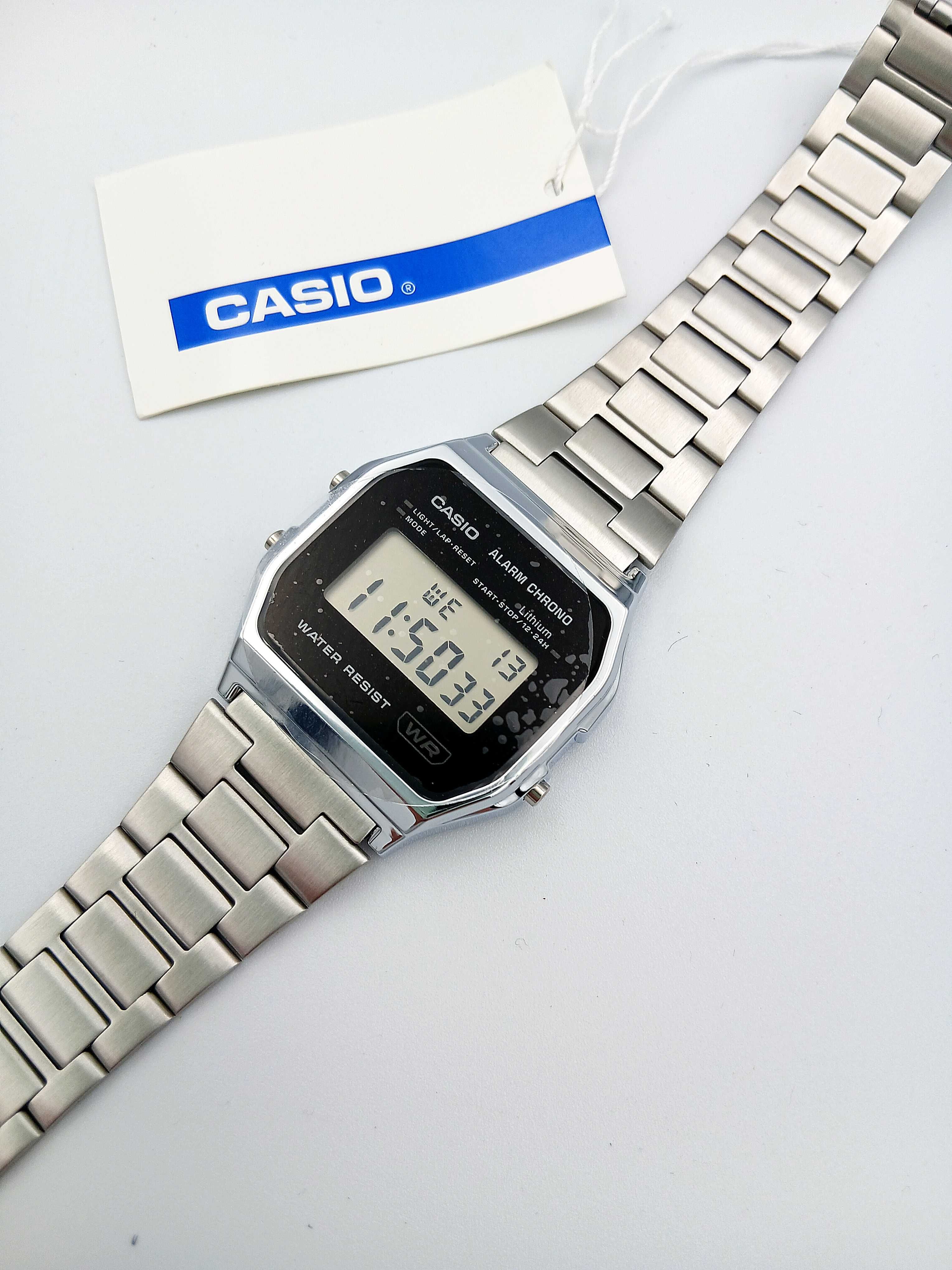 Zegarek męski CASIO Vintage A158WEA-1EF kultowy w stylu retro