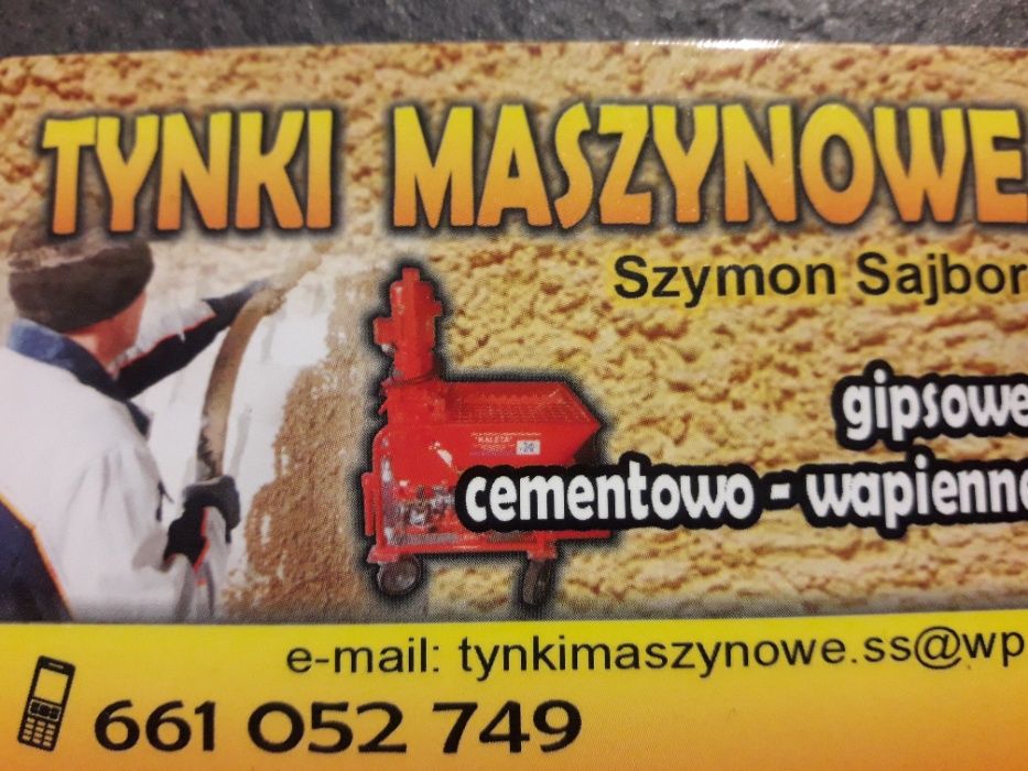 TYNKI MASZYNOWE: gipsowe i cementowo- wapienne!