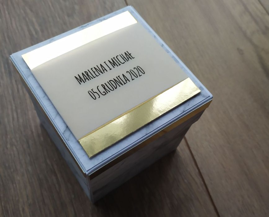 Exploding box, kartka, karnet ślub