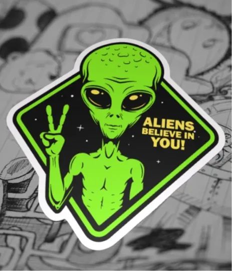 Decoração de Parede Alien - Arte Original