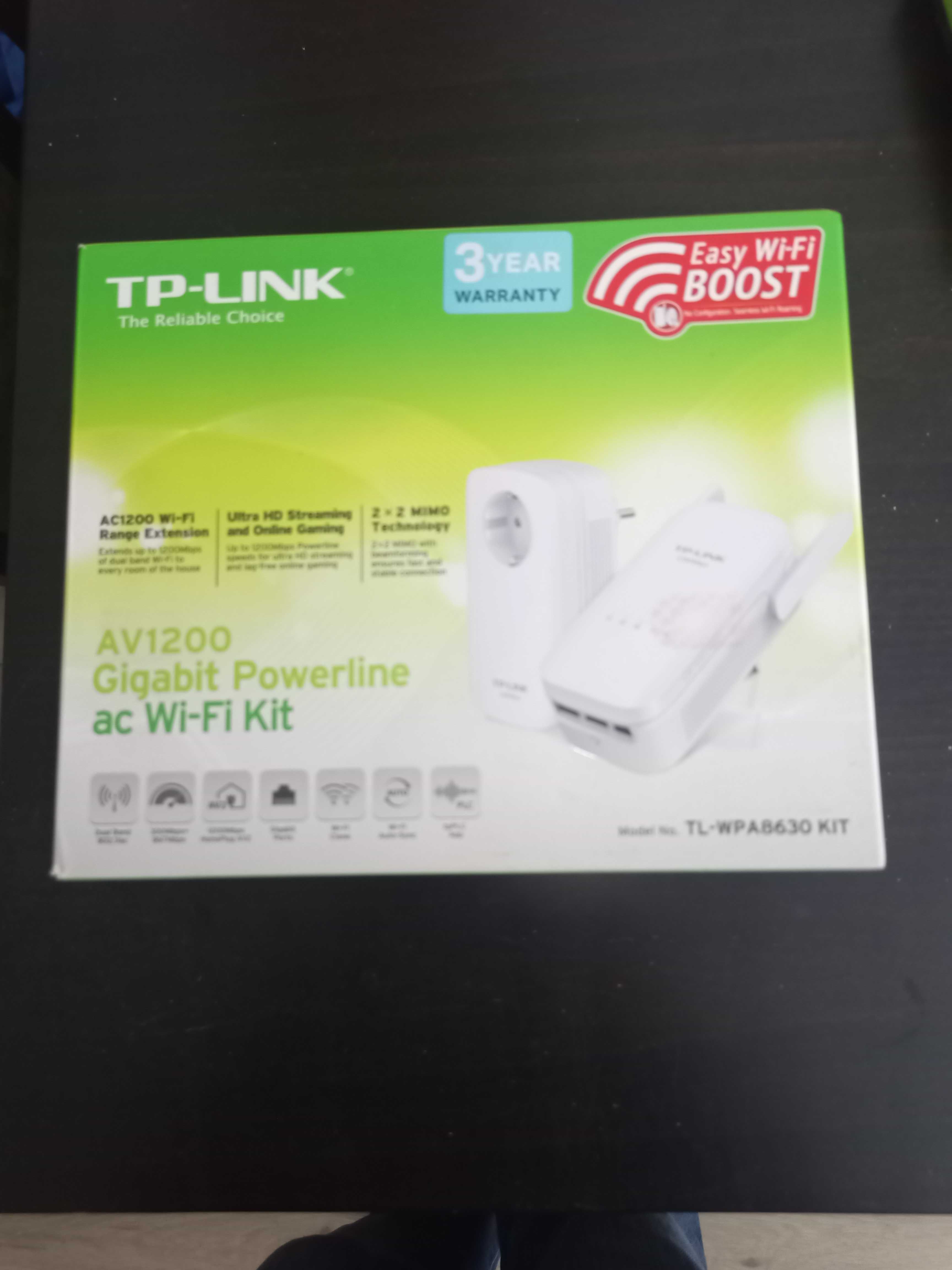 AV 1200 KIT AC 230 ruter repeater Wi fi tp-link 5 GHz, 2,4GHZ 1200Mb/s