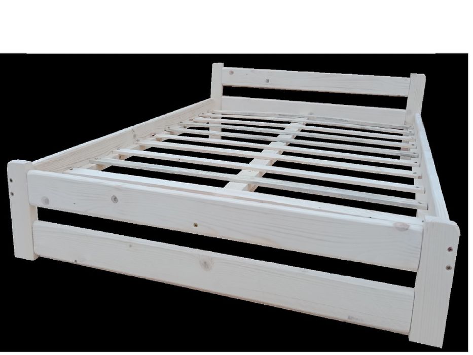 GRUBE łóżko sosnowe drewniane Wszystkie rozmiary