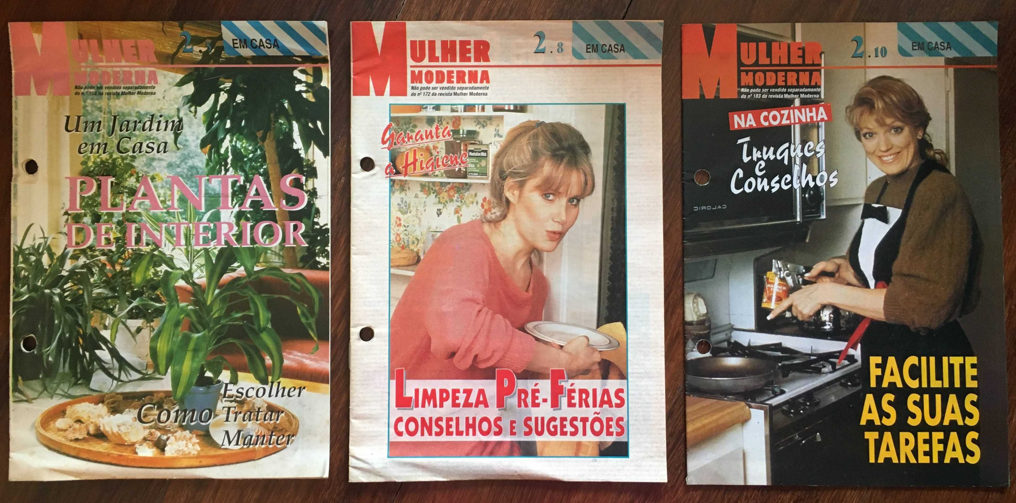 Mulher Moderna na Cozinha - 3 brochuras (anos 90)