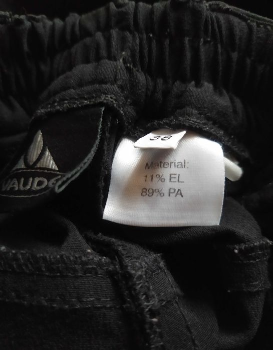 Vaude spodnie techniczne wspinaczkowe trekkingowe górskie r.38 damskie