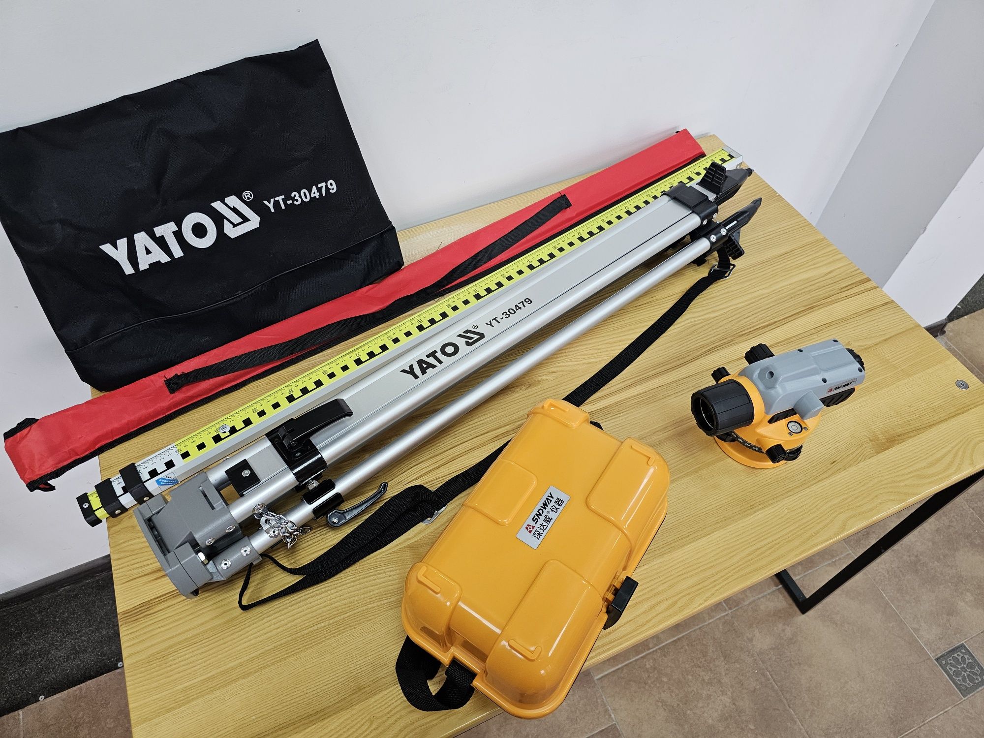 Комплект Штатив Yato +Нивелир оптический 32Х +Рейка 3м Гарантия