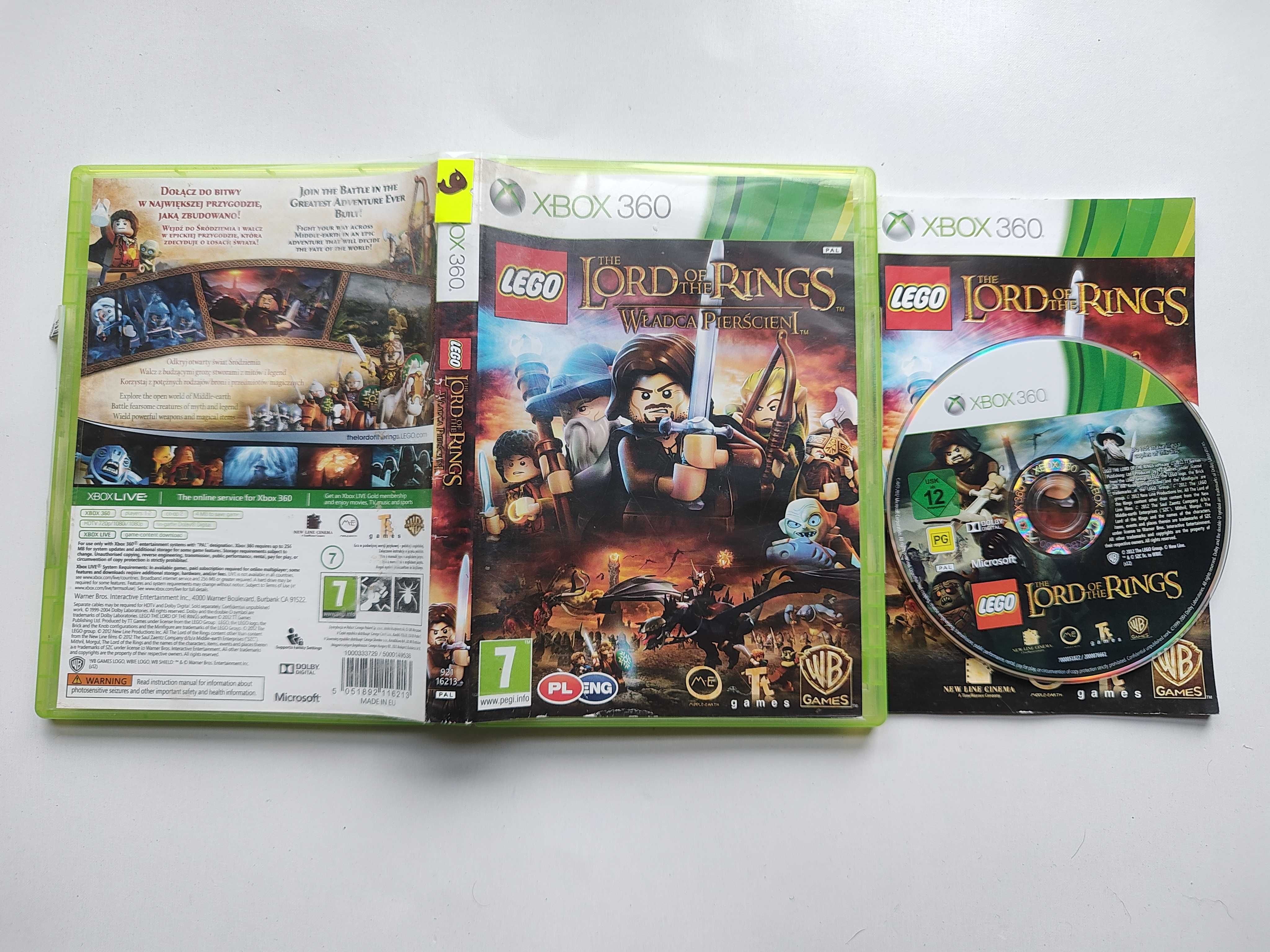Gra Xbox 360 LEGO The Lord of the Rings PL