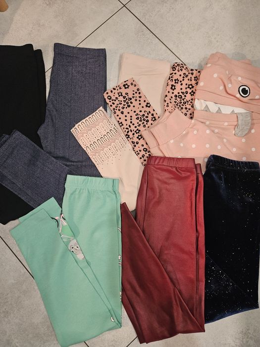 Mega paka ubranek dla dziewczynki 116/122