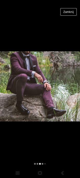 Garnitur ślubny slim