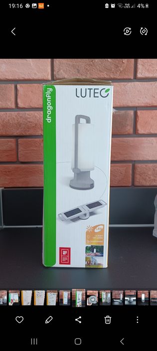 Dragonfly Lampa solarna Led i funkcją ładowania USB