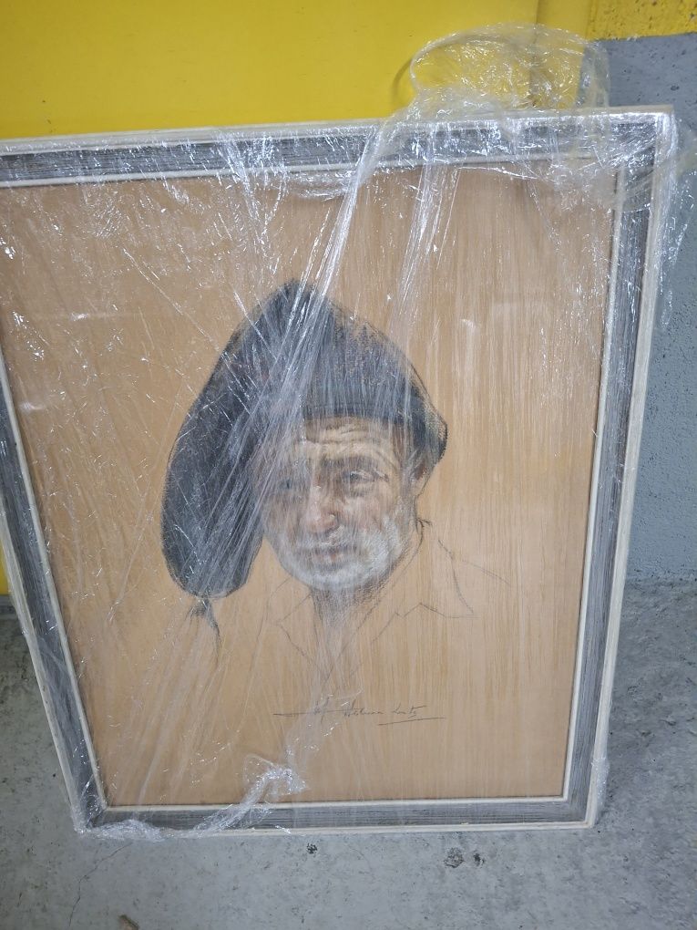 Maria Helena Leite quadro pintura pescador