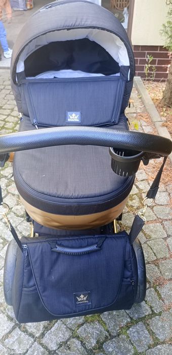 Wózek Chantal Adamex 2w1 limited edition gold + fotelik maxi-cosi