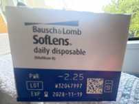 Soczewki -2,25 Bausch&Lomb