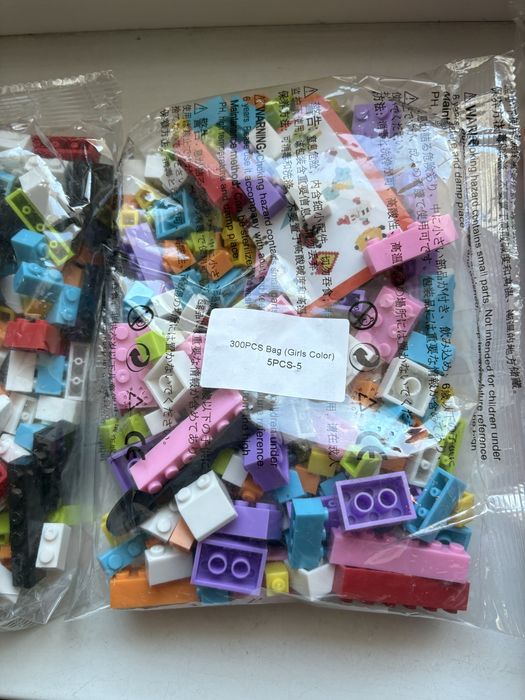 Klocki edukacyjne dla dzieci 3+|350 / 500 / 1000 sztuk