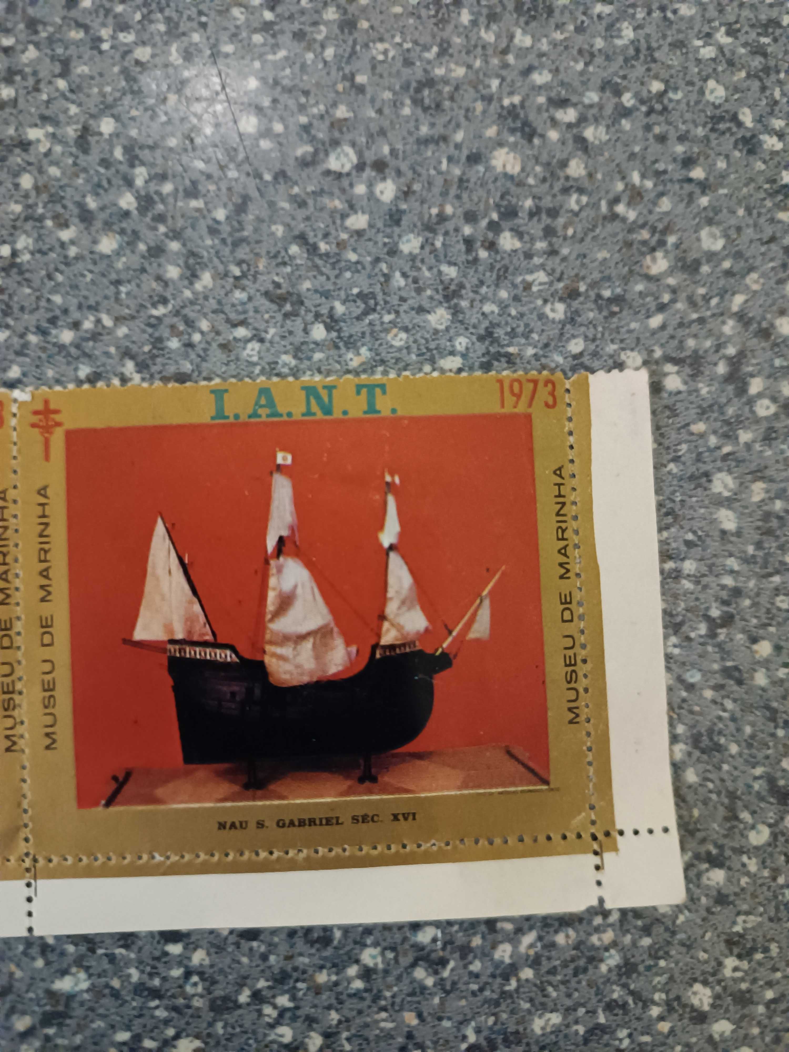 Selos postais 1973 novos