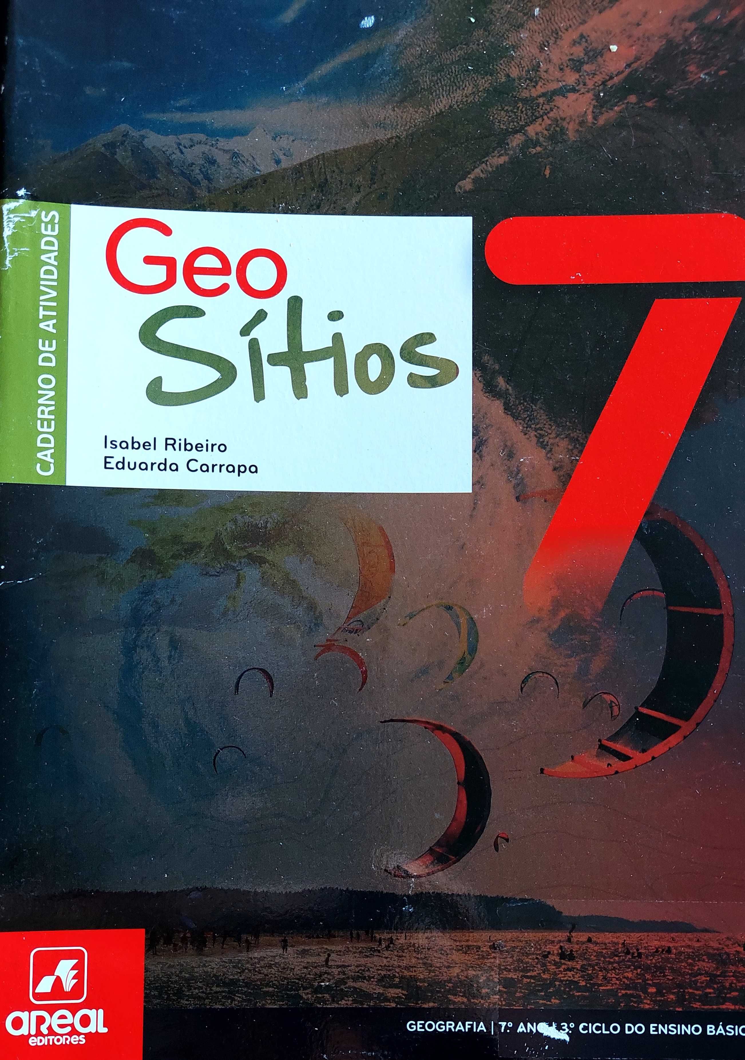 Manual de Geografia do 7º ano Geo Sítios + caderno de atividades