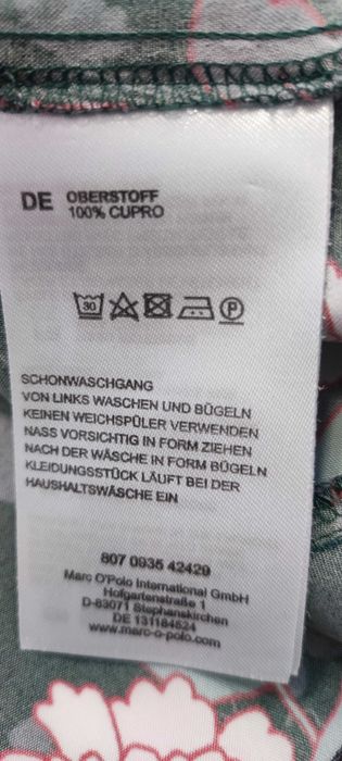 Marc O'Polo bluzka damska 100% cupro stan idealny