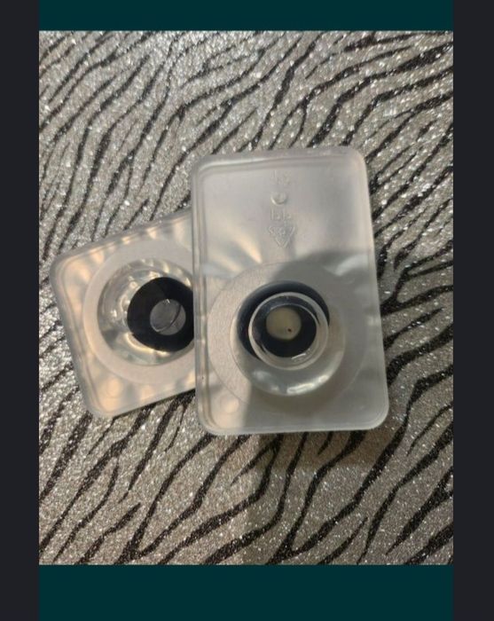 Pure black Soczewki kontaktowe bez mocy