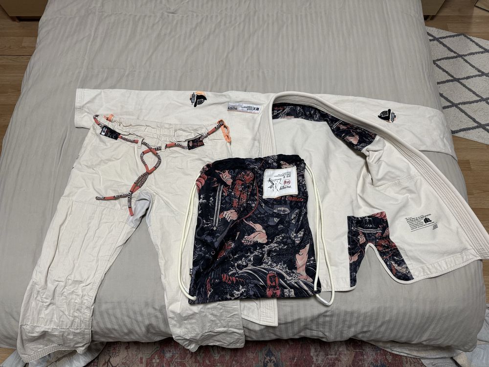 Кімоно Kitsune "Dragon" BJJ Gi - Unbleached A1L A1