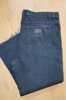 spodnie dżinsy jeans denim Wrangler czarne klasyczne W 52  L 32   XXXL