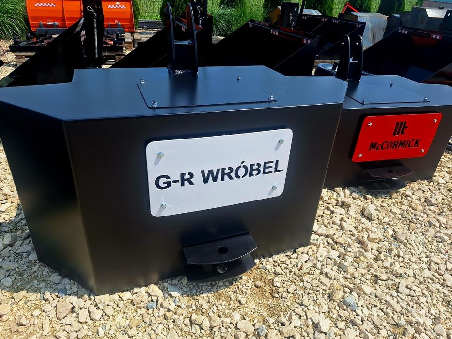 Obciążnik do ciągnika TUZ kat I, II III LOGO ciągnika od 200 do 1500kg