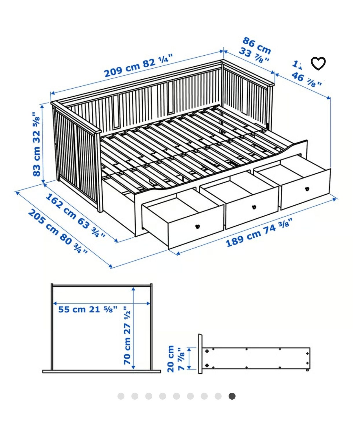 Cama Hemnes IKEA