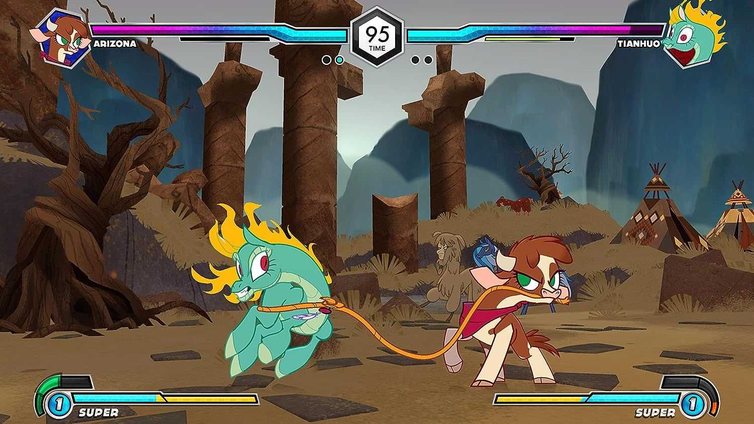 Them Fightin' Herds PS4 / PS5 - bijatyka z końmi, na dwóch anime