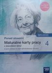 Ponad słowami 4 Maturalne karty pracy