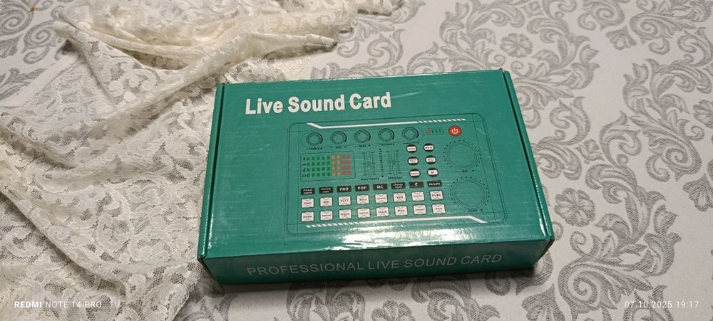 Зовнішня звукова карта live sound card