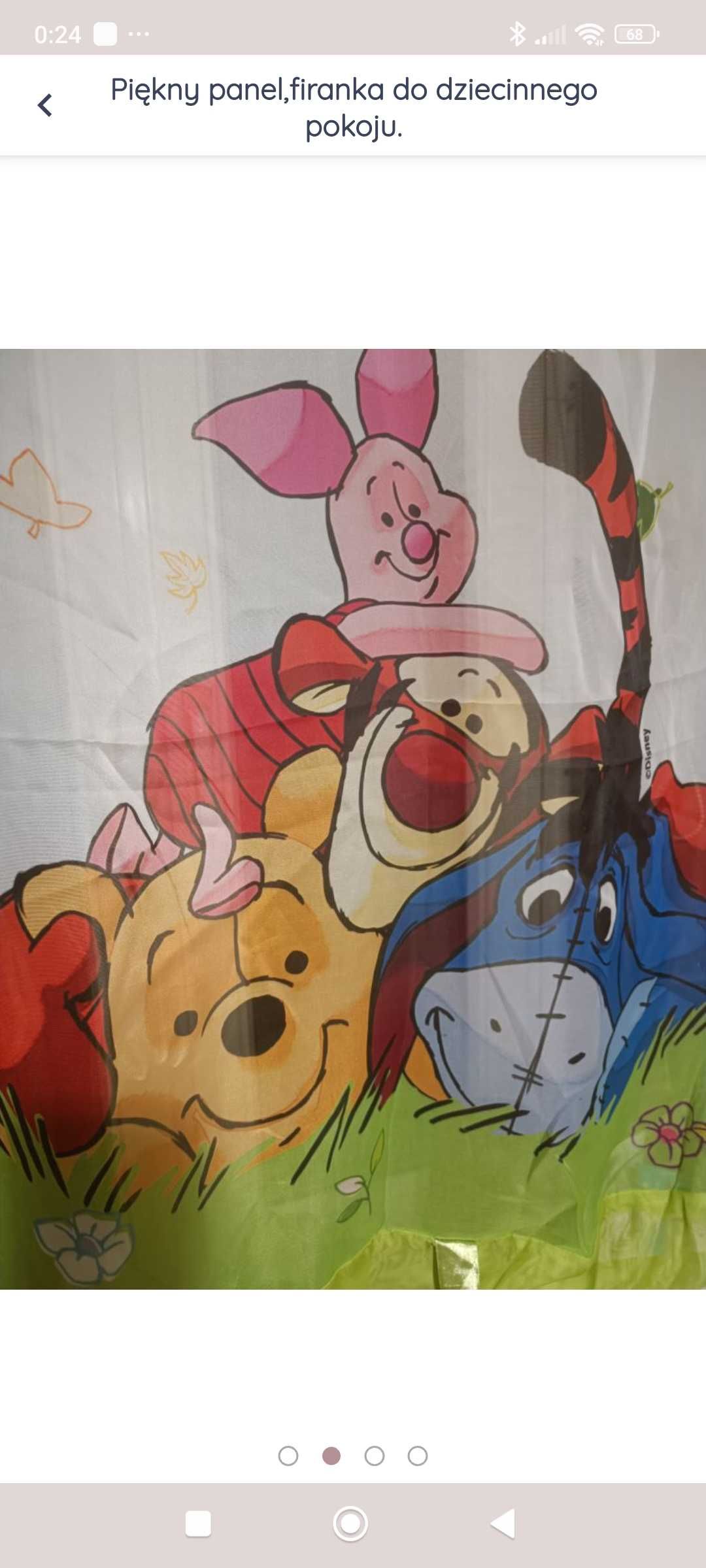 Piękne panele,firanki do dziecinnego pokoju.Disney.