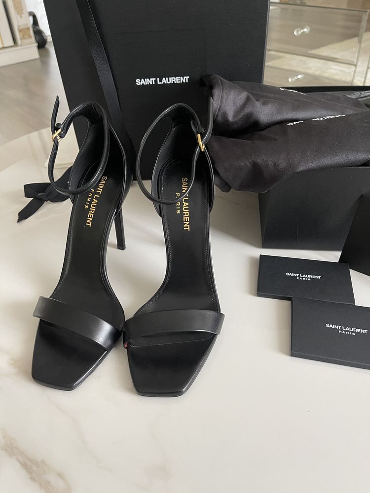 Saint Laurent оригінал!!! 38р Шкіра. YSL туфли босоніжки