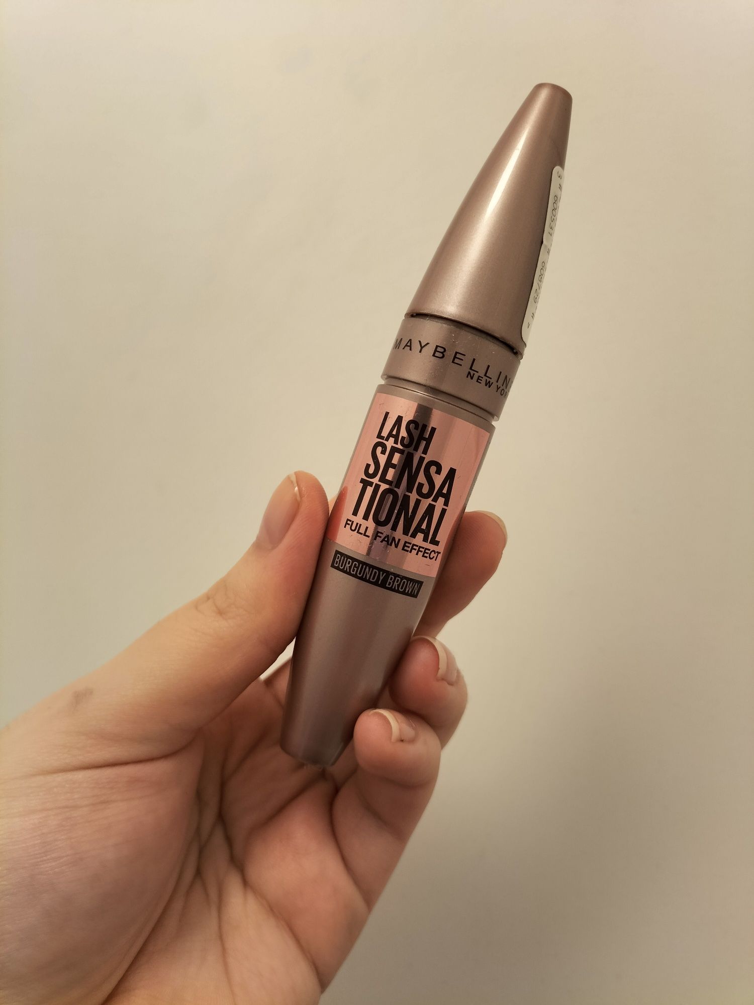 Tusz do rzęs brązowy Lash Sensational burgundy Brown Maybelline