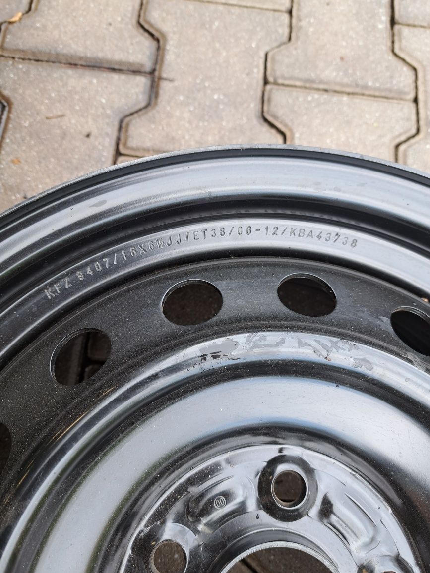 5x114,3R16 Felga stalowa do Mitsubishi KBA43738