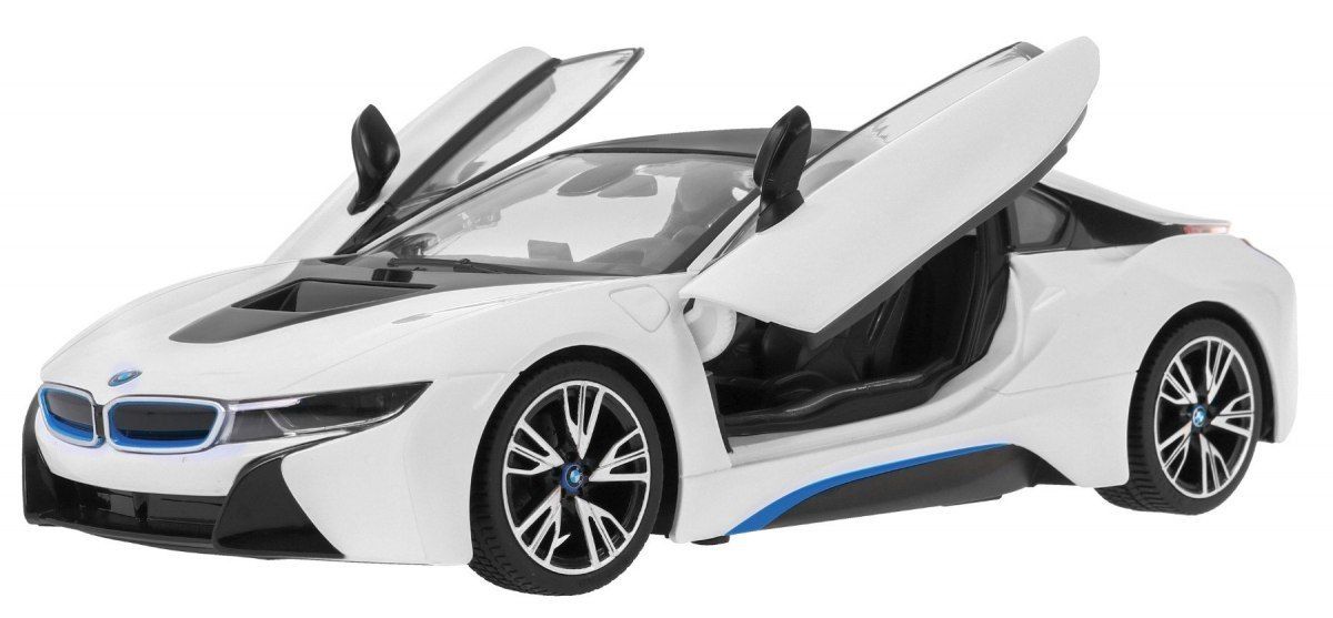 BMW i8 białe Auto samochód Zdalnie sterowane + pilot 2,4 GH