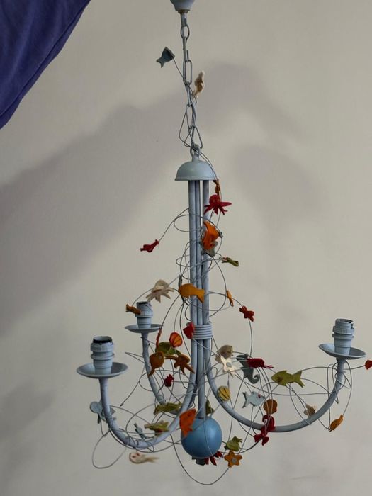 Candeeiro infantil com motivos marítimos - “Oficina à Lapa”