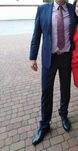 Granatowy garnitur Slim 180