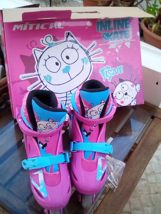 Patins em linha para menina