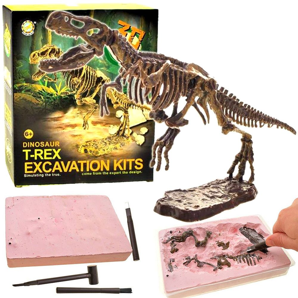 Szkielet Dinozaur Trex 3D Zestaw Figurka Dinozaury