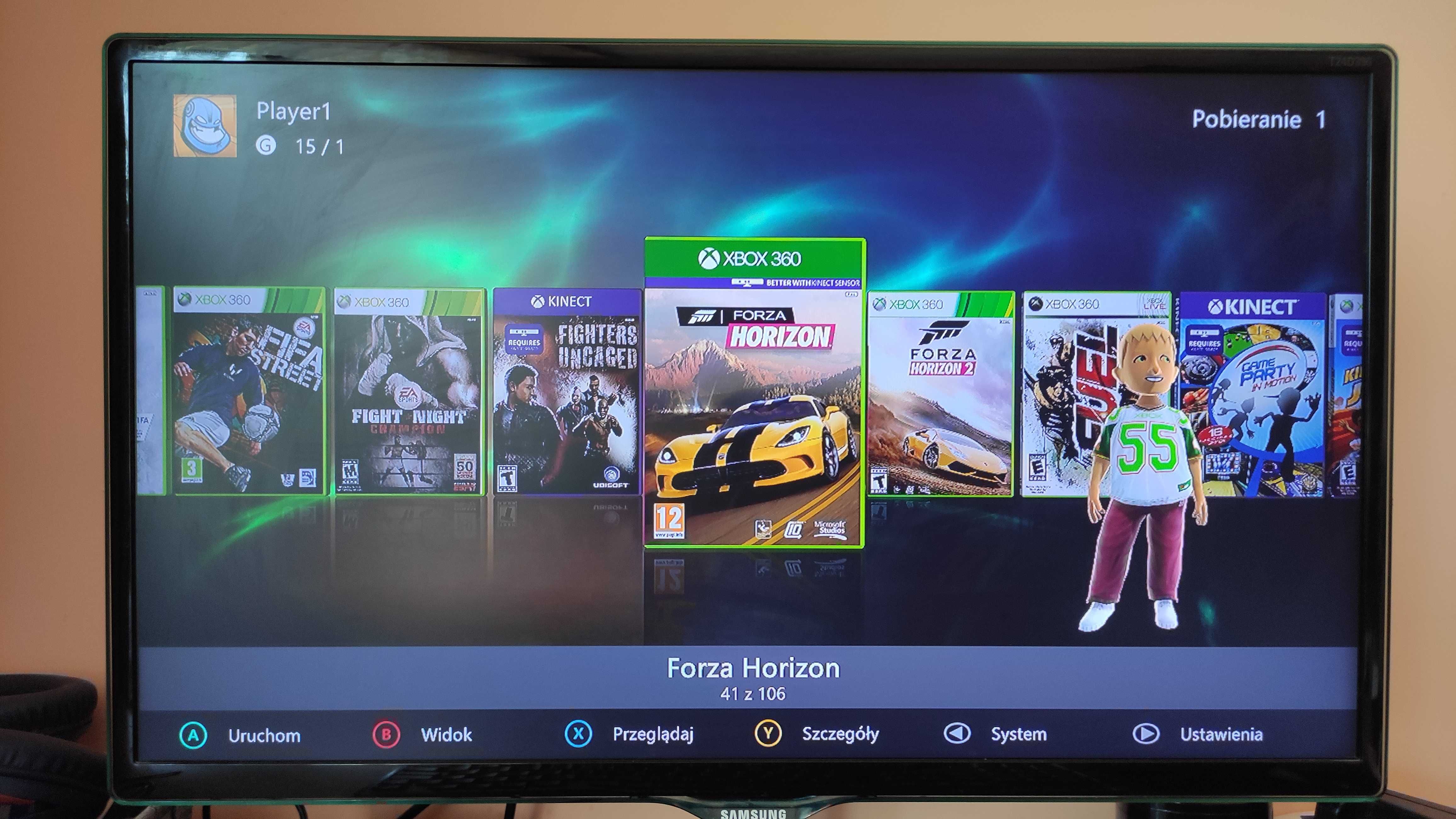 !Xbox 360 SLIM Corona ,HDD 500gb!+GRY+ 2xPad+Zasilacz+Kinect+Tablet!!