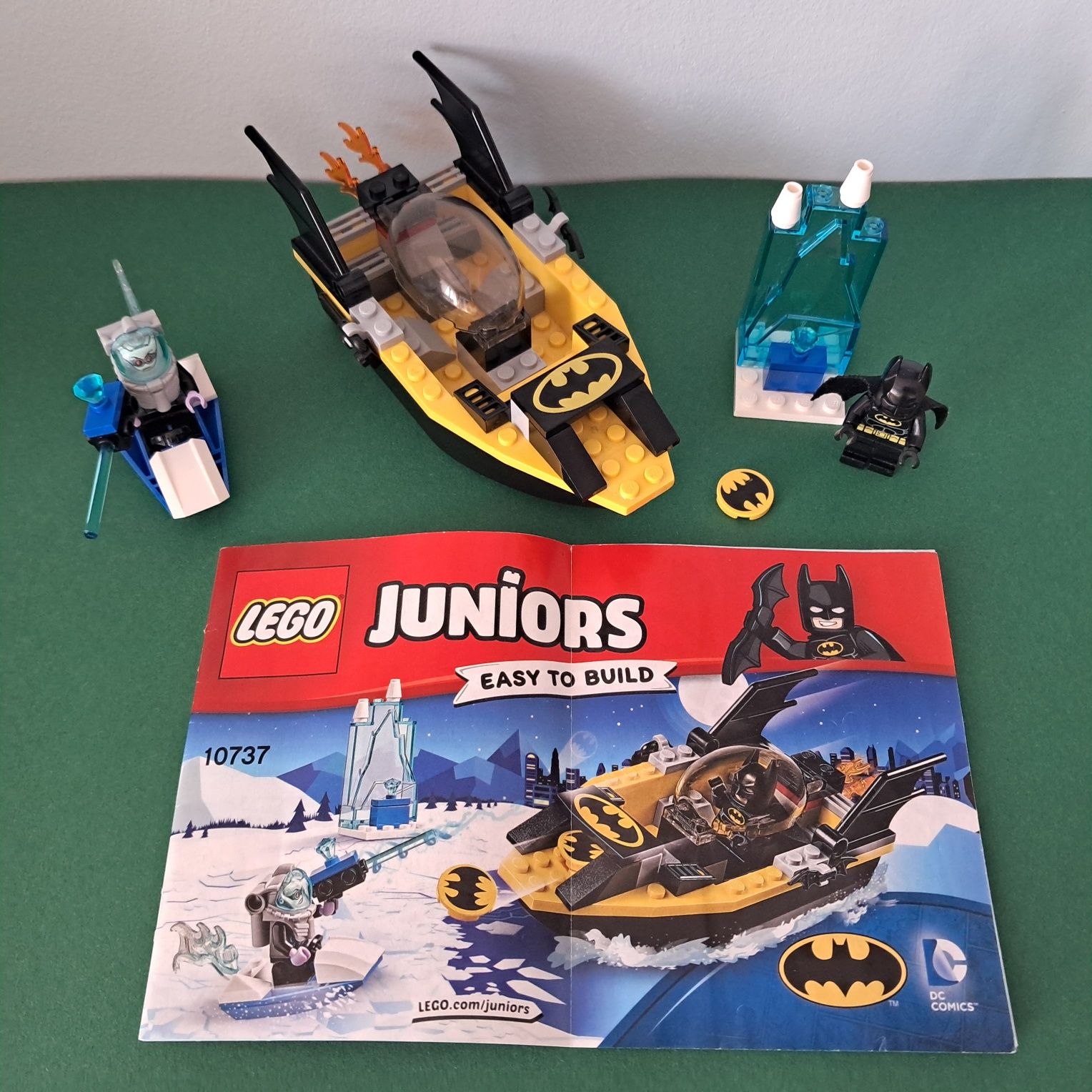 LEGO® 10737 Juniors - Batman kontra Mr. Freeze kompletny z instrukcją