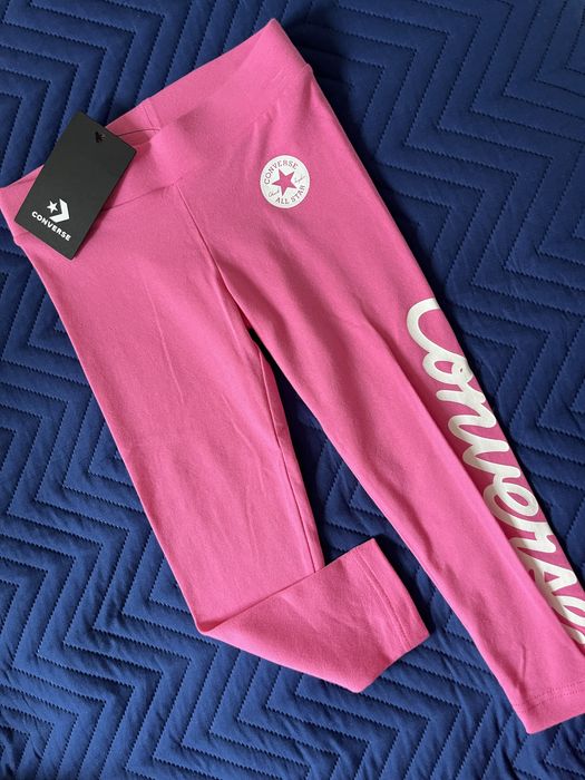 Legginsy Converse dla dziewczynki róż Barbie
