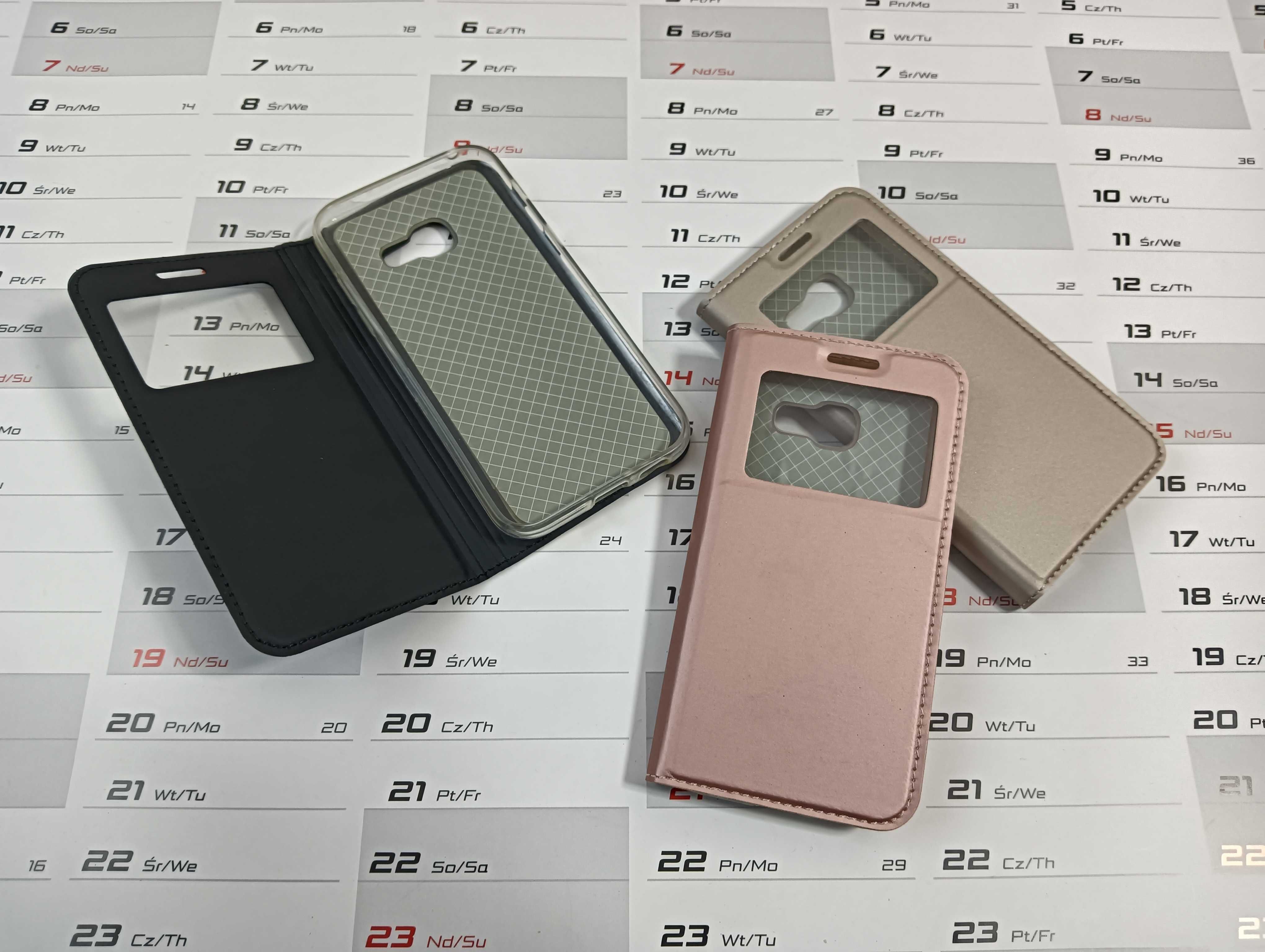 Etui Book do telefonu Samsung Galaxy A3 2017 + Szkło Hartowane