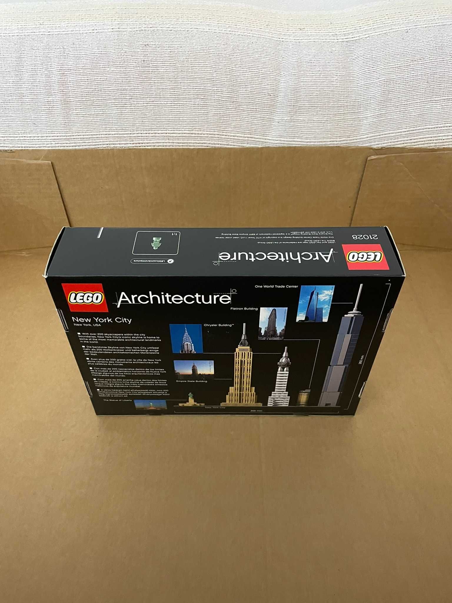 LEGO Architecture - 21028 - New York - Novo/Selado