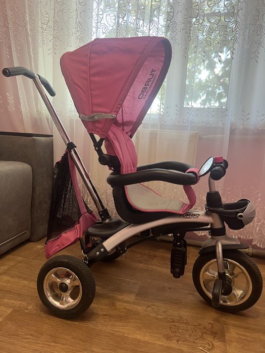 Велосипед 2 в одном с родительской ручкой Turbo Trike