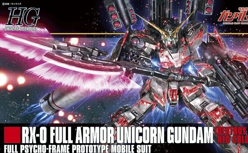 Сборная модель hg gundam unicorn full armour 1/144