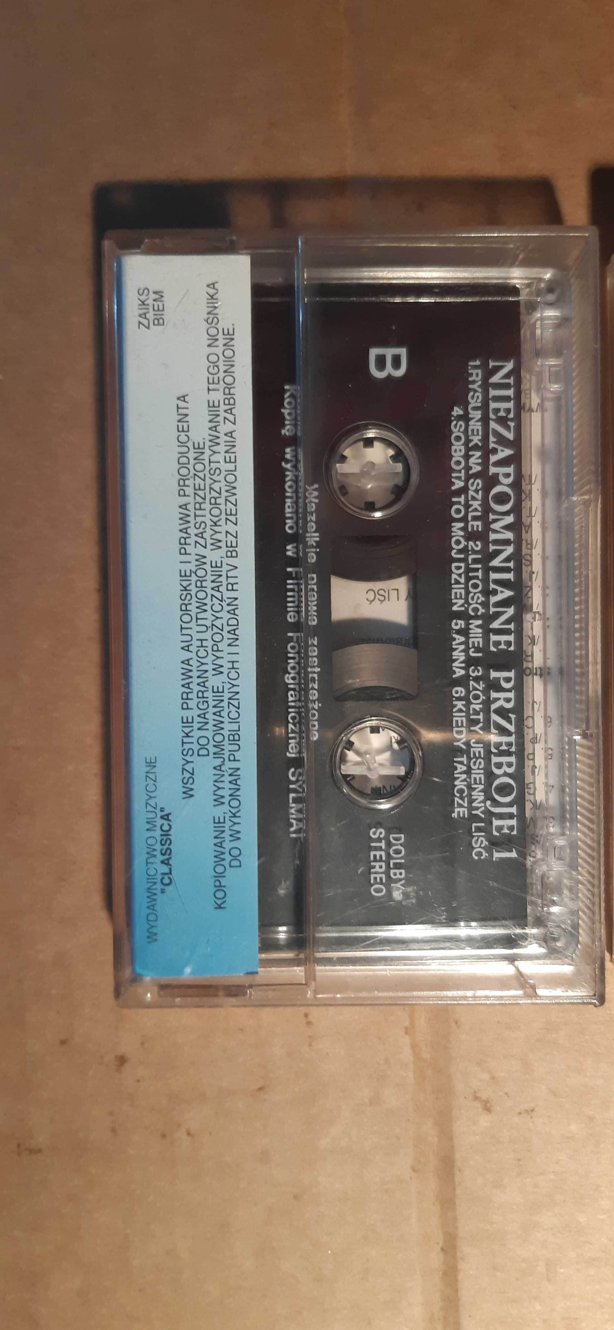 2 kasety magnetofonowe szlagier maszyna i niezapomniane przeboje
